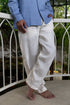 Linen trousers beige