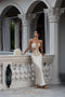 Long silk skirt Mystique