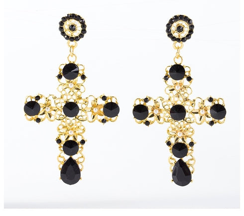 Cross earrings
