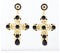Cross earrings